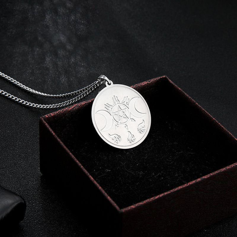 New Ancient Symbol Stainless Steel Necklace