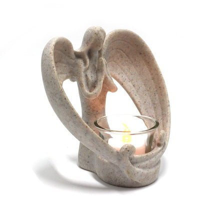 Resin Angel Candlestick