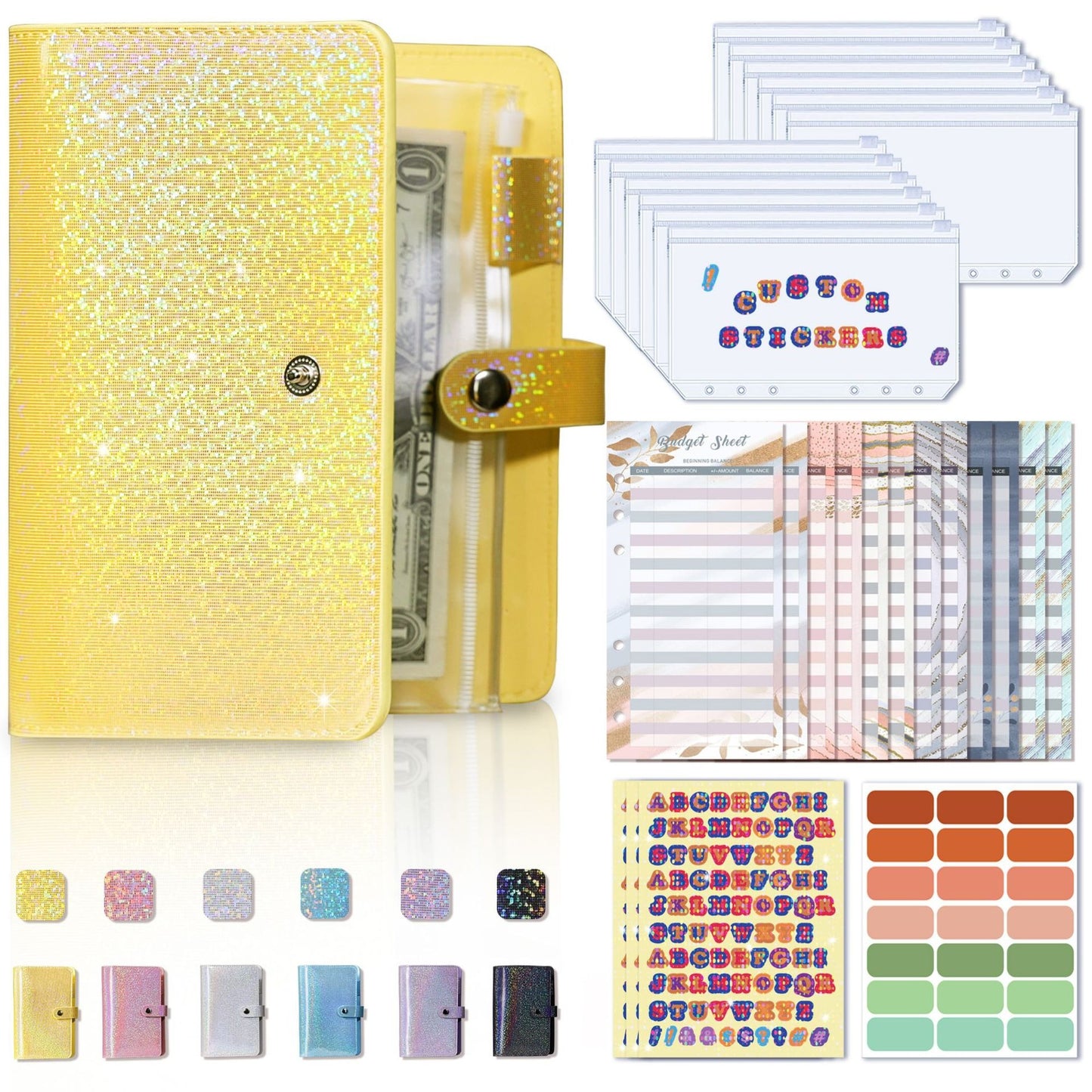 Full of Stars A6 Loose-Leaf Bookkeeping Notebook