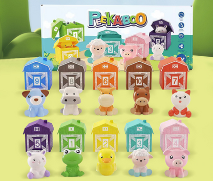 Paired Toy Count Hand Puppet Rainbow Assembly Toys