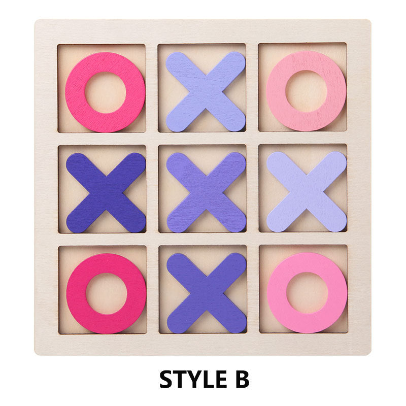 Wooden tic-tac-toe Toy Gift