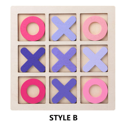 Wooden tic-tac-toe Toy Gift