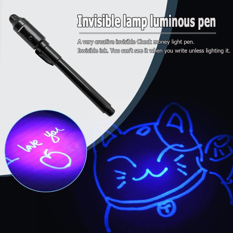 2 in 1 Luminous Light Invisible Ink Pen