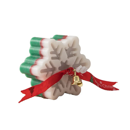 New Christmas Snowflake Aromatherapy Candle Hand-Made
