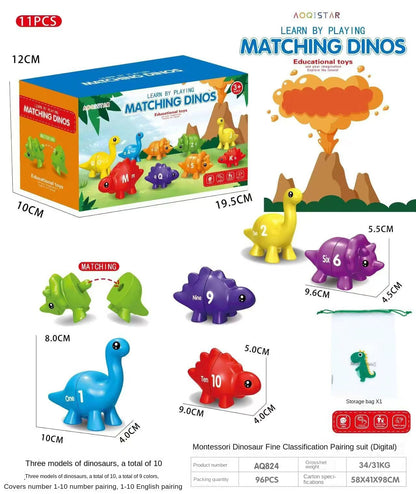 Cross-border Early Education Dinosaur Alphabet Matching Puzzle Toy
