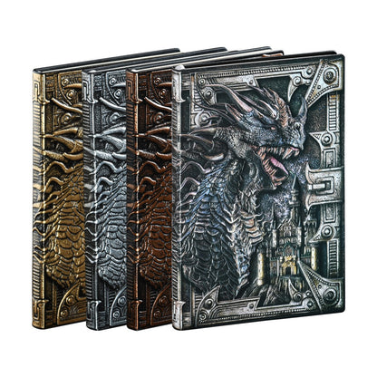 Retro Embossed Evil Dragon Notebook