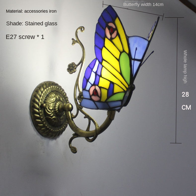European and American Style Butterfly Corridor Wall Lamp
