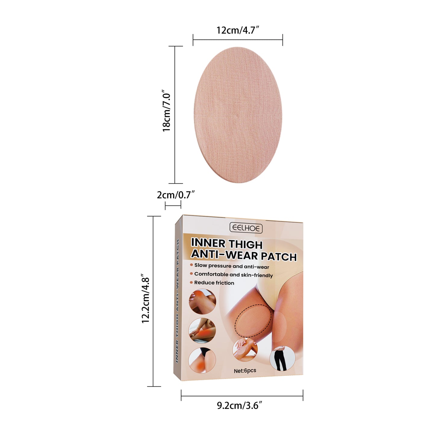 Thigh Anti-Wear Adhesive