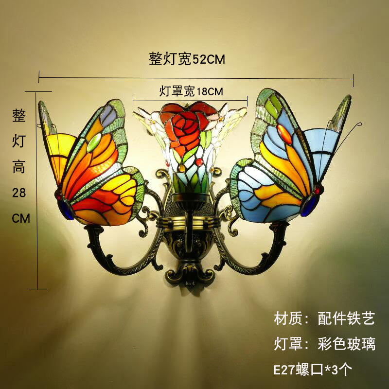 European and American Style Butterfly Corridor Wall Lamp