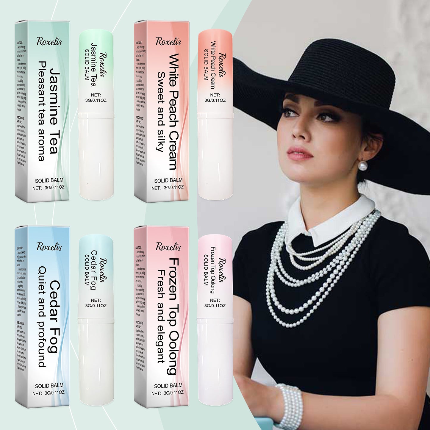 Clear Fragrance Type Solid Balm