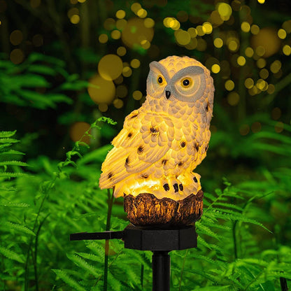 Outdoor decoration of solar simulated animal ground plug-in lights