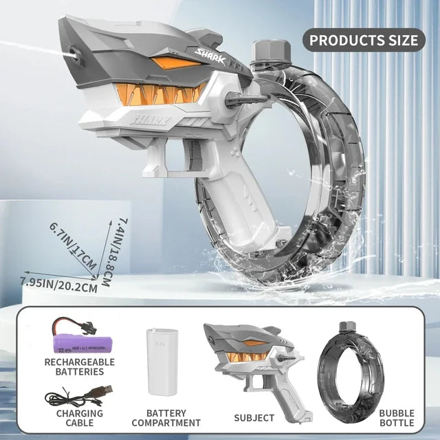 Electric High-Pressure Mechanical Shark Water Gun
