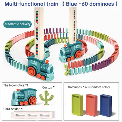 Train Toys Colored Dominoes Set 40/60/80/100