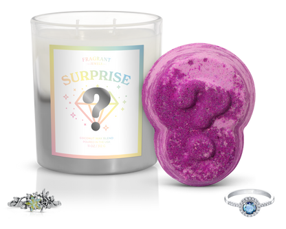 Surprise - Candle and Bath Bomb Set