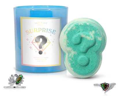 Surprise - Candle and Bath Bomb Set
