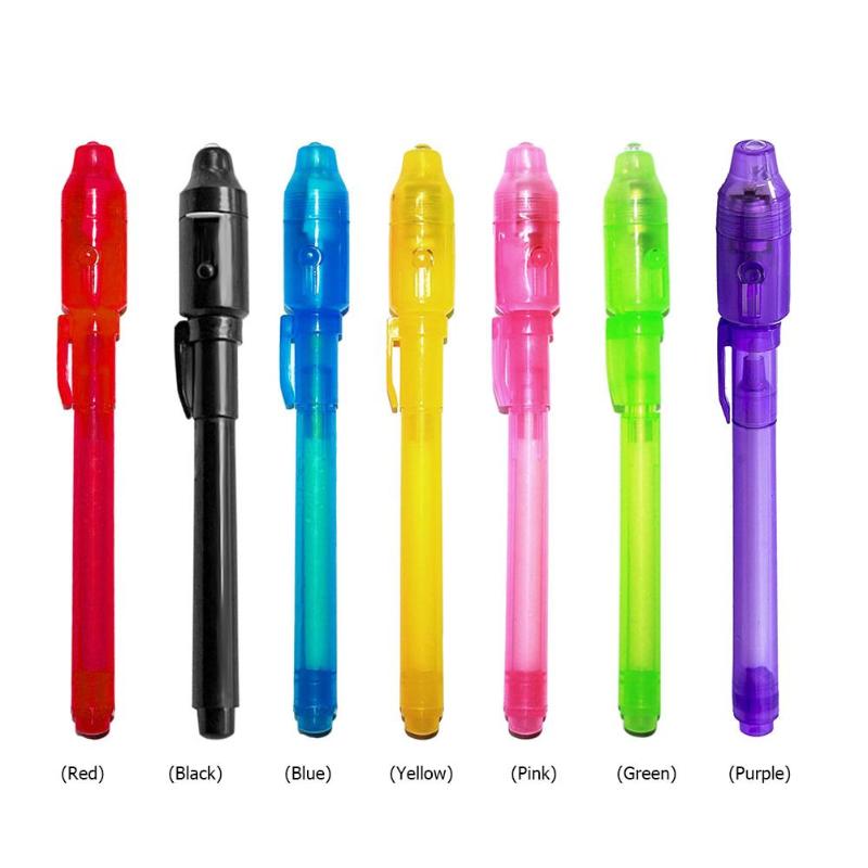 2 in 1 Luminous Light Invisible Ink Pen