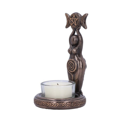 Triple Goddess Tea Light Statue