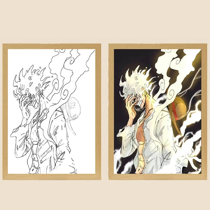 One Piece Creative Photo Frame Night Light
