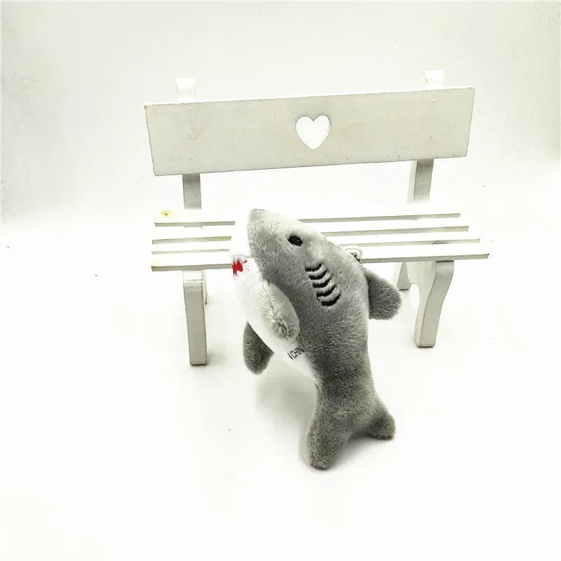Shark Plush Doll Pendant Key chain