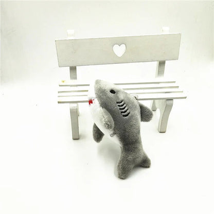 Shark Plush Doll Pendant Key chain