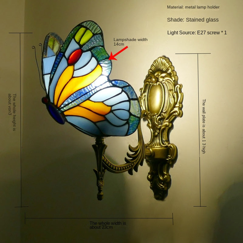 European and American Style Butterfly Corridor Wall Lamp