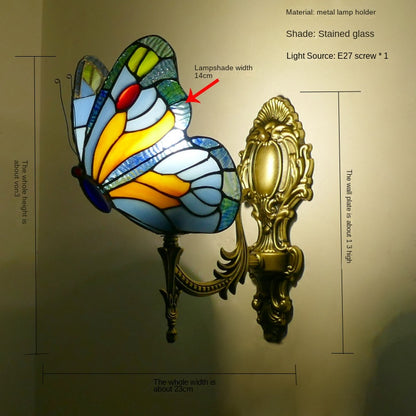 European and American Style Butterfly Corridor Wall Lamp