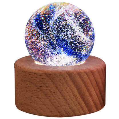glowing crystal balls
