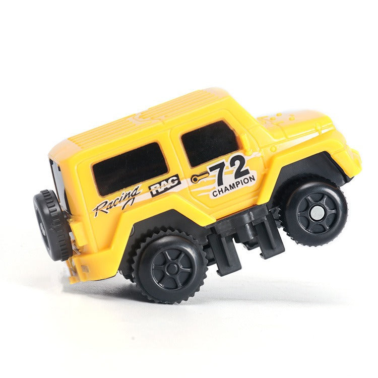 Electric toy track car