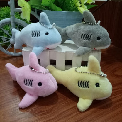 Shark Plush Doll Pendant Key chain
