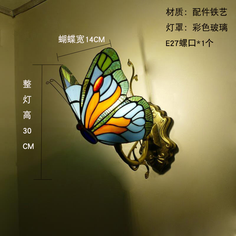 European and American Style Butterfly Corridor Wall Lamp