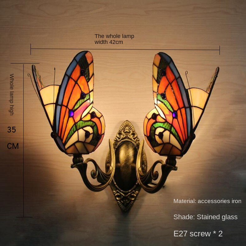 European and American Style Butterfly Corridor Wall Lamp