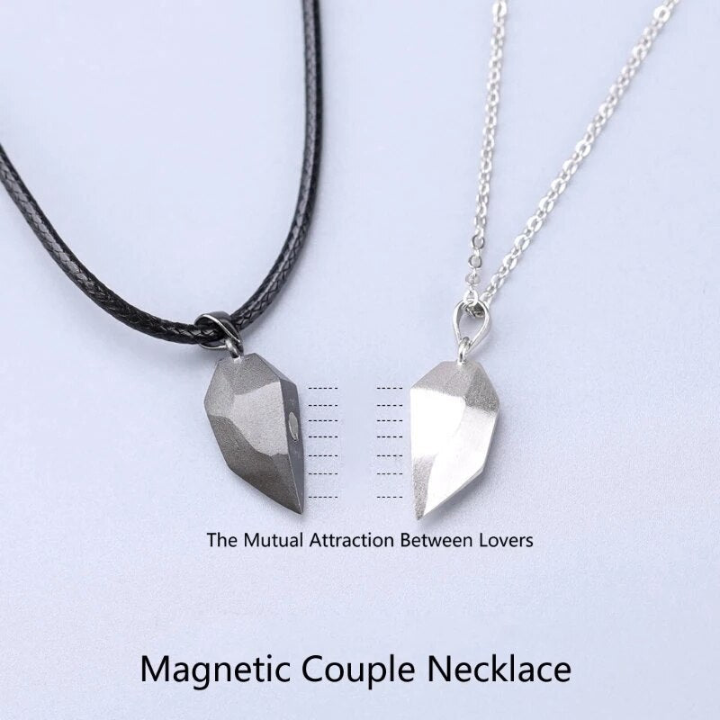 2Pcs Magnetic Couple Necklace