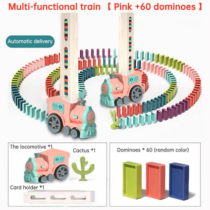 Train Toys Colored Dominoes Set 40/60/80/100