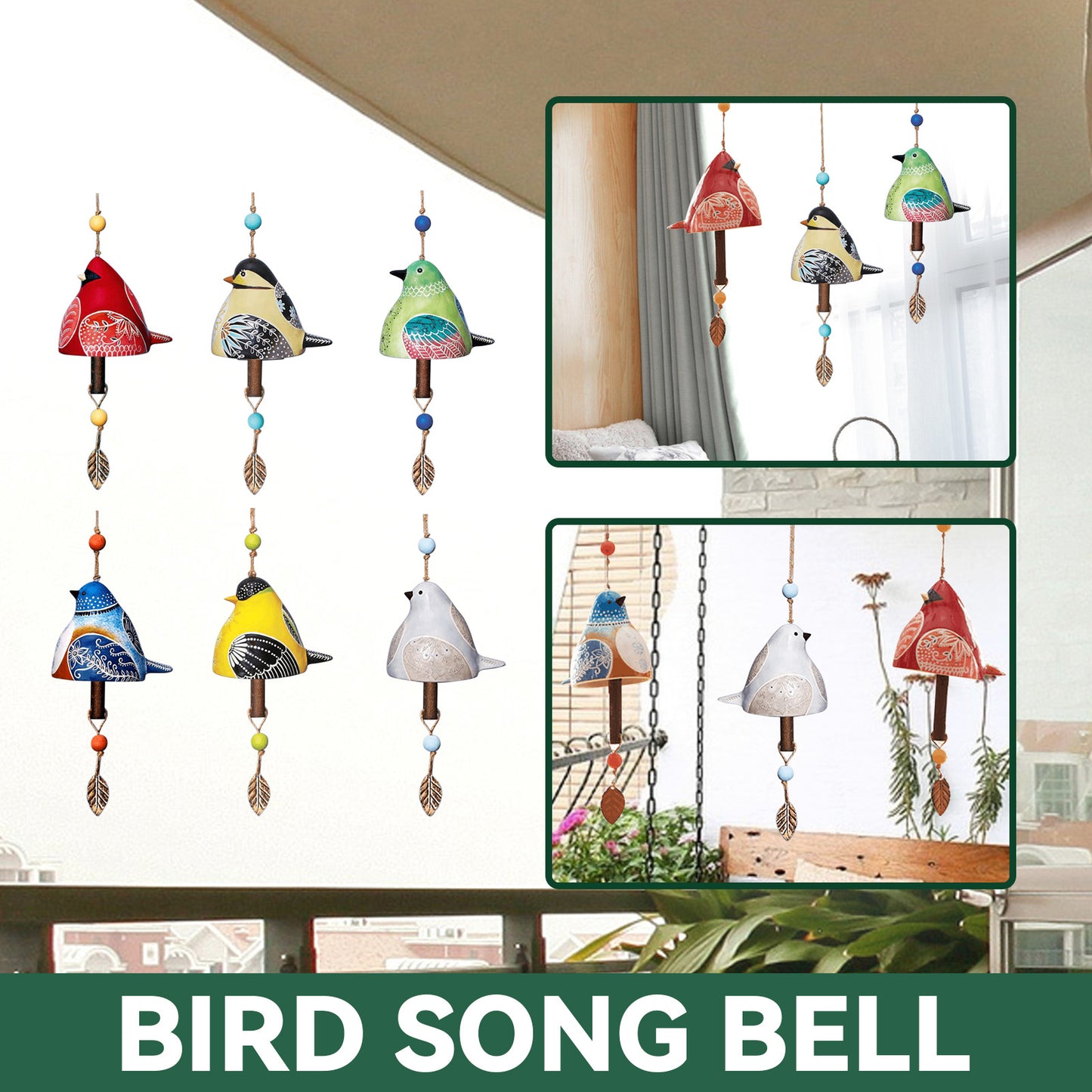 BIRD SONG BELL Resin Handicraft Wind Chime