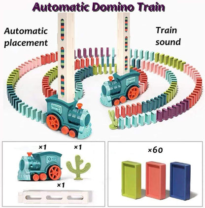 Train Toys Colored Dominoes Set 40/60/80/100