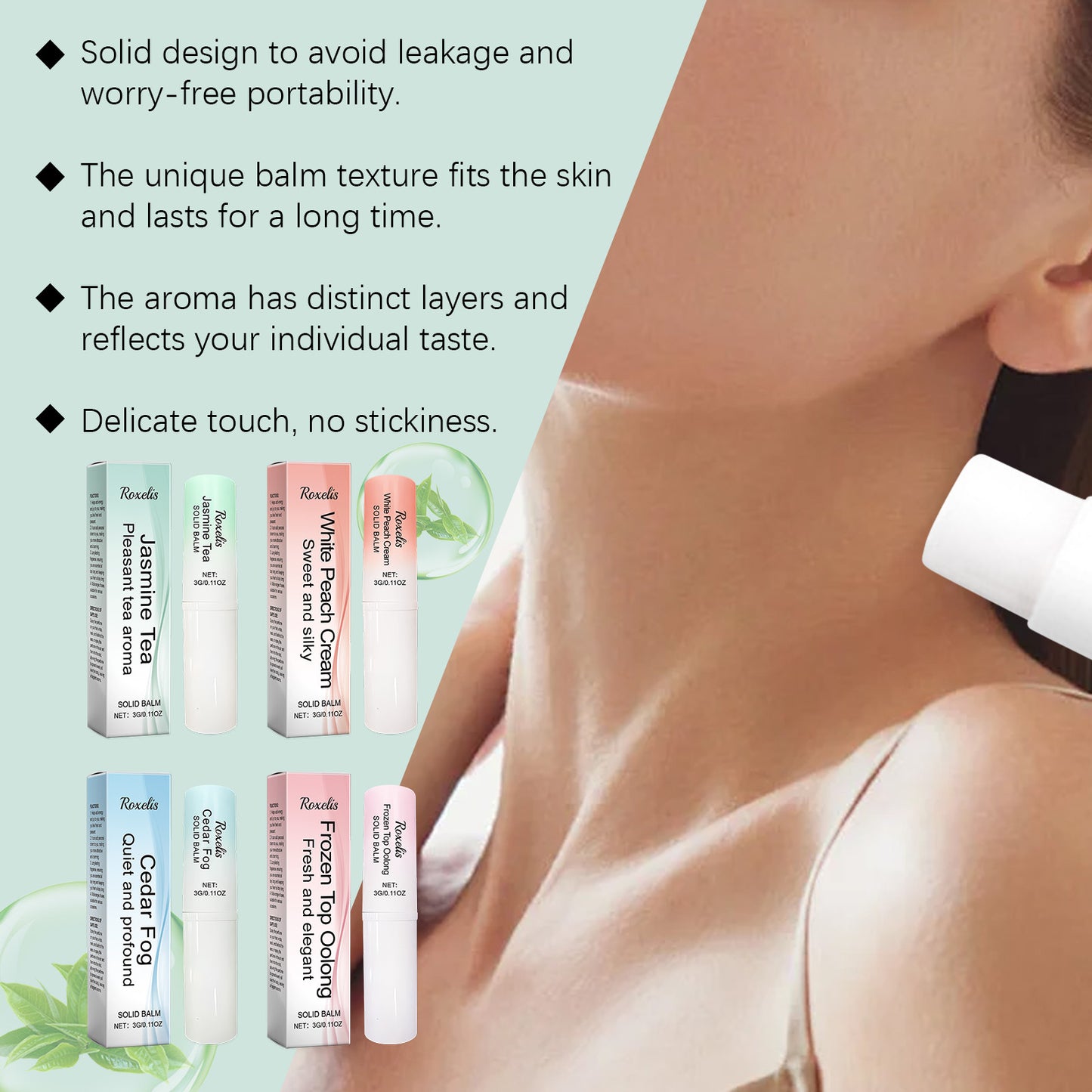 Clear Fragrance Type Solid Balm