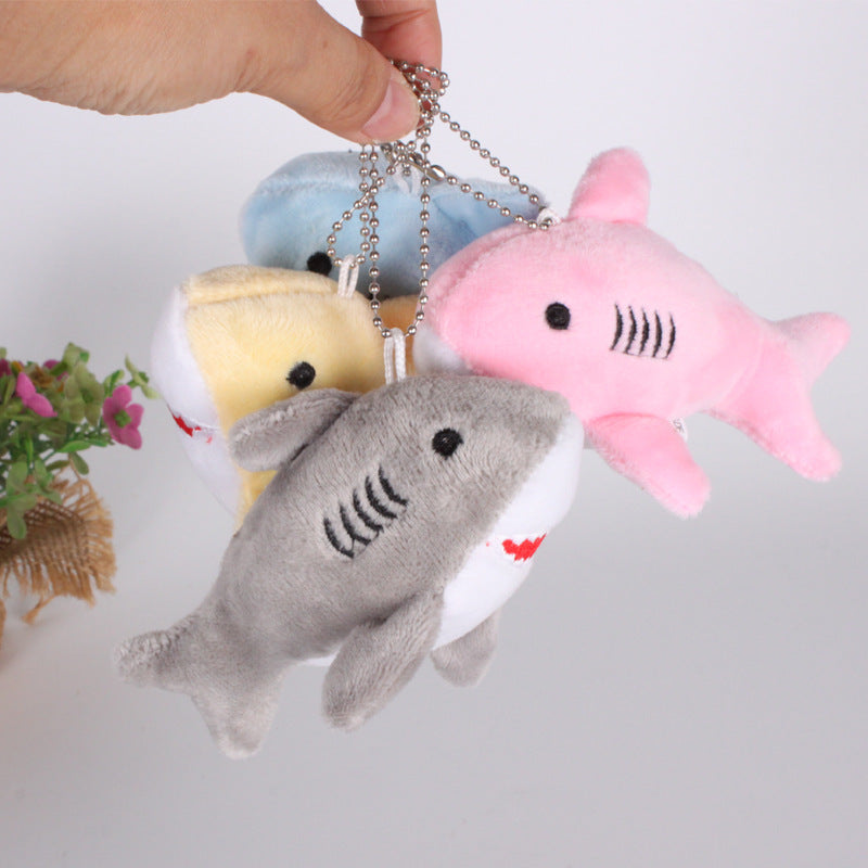 Shark Plush Doll Pendant Key chain