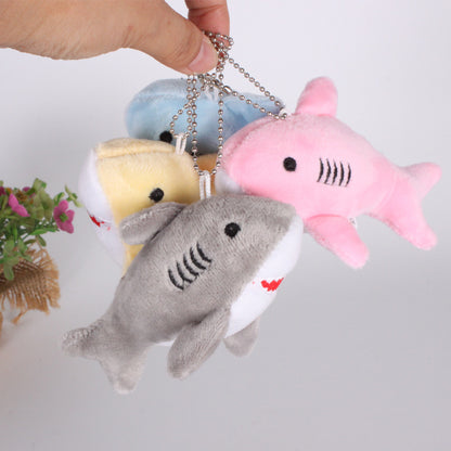Shark Plush Doll Pendant Key chain