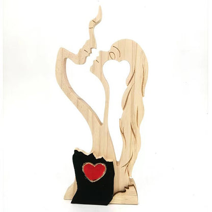 Lovers Wooden Decoration