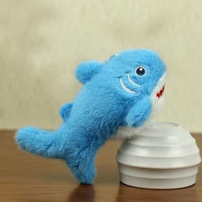 Cartoon Shark Plush Pendant Keychain Doll Pendant