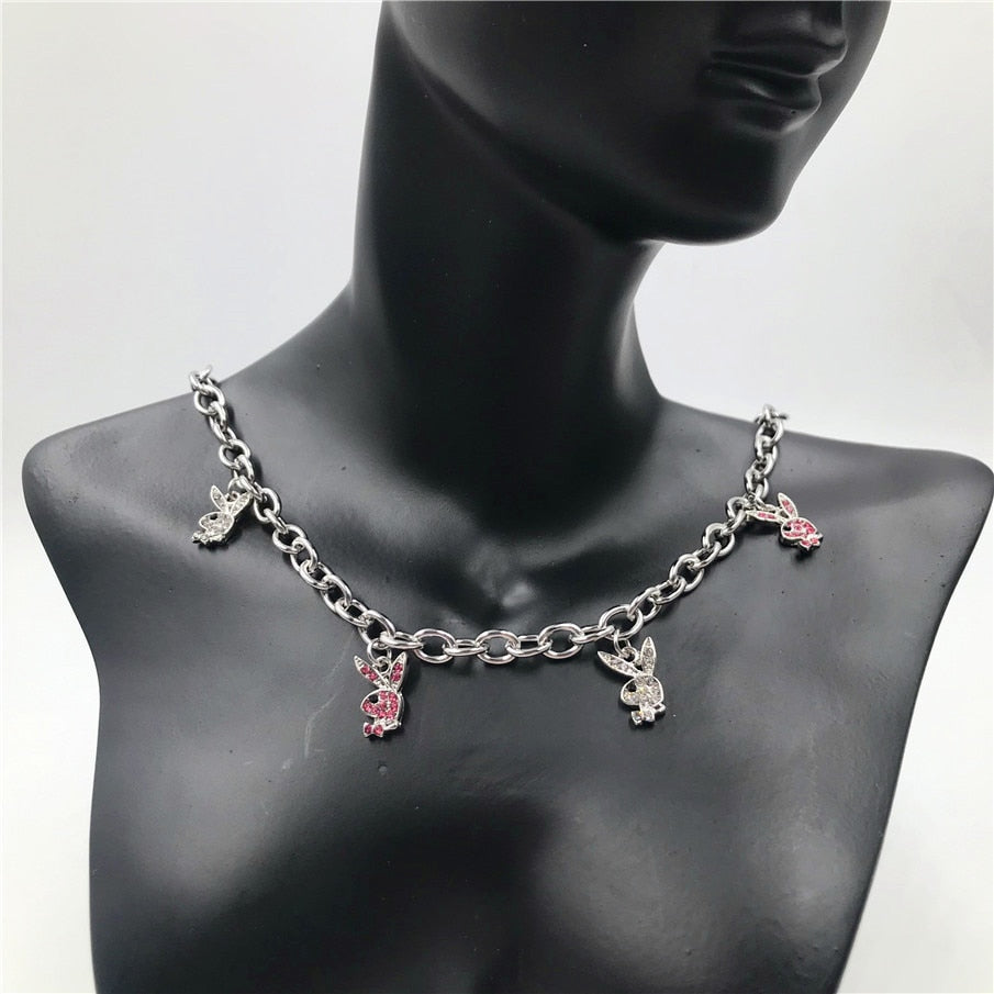 New Ins Hip-hop Stainless Steel Necklaces