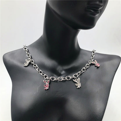 New Ins Hip-hop Stainless Steel Necklaces