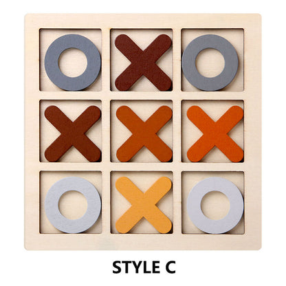 Wooden tic-tac-toe Toy Gift