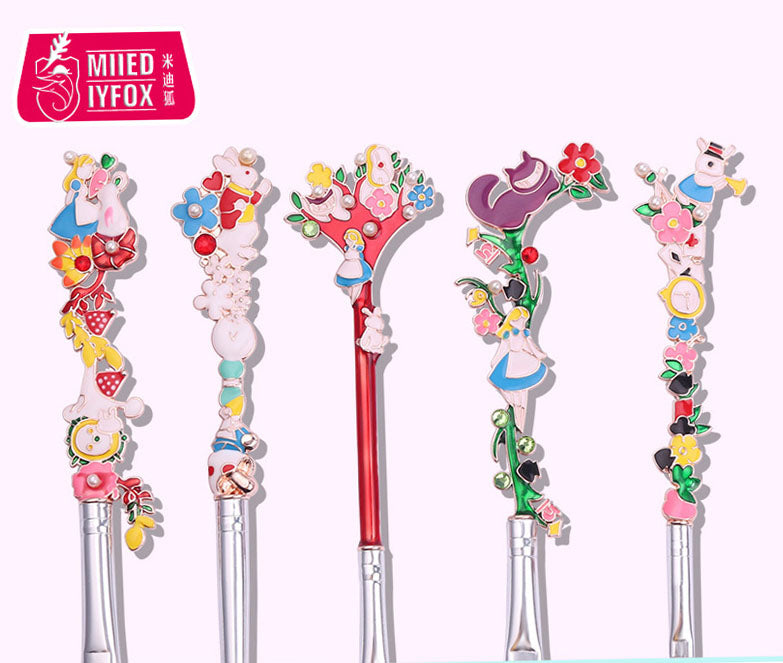 5 pcs Alice Makeup Brushes