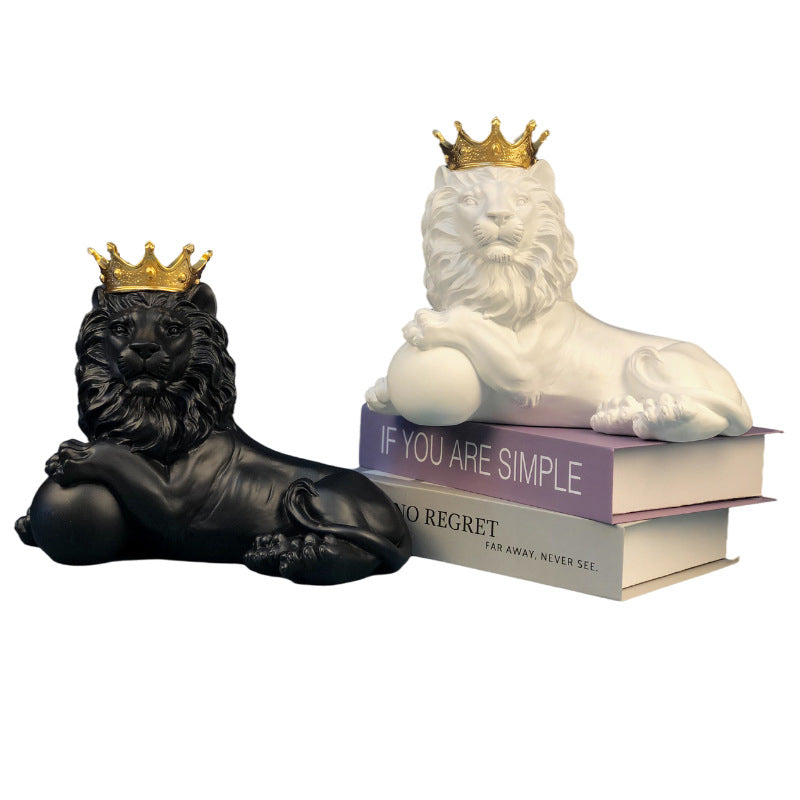 European Style Crown Lion Porch Decorations