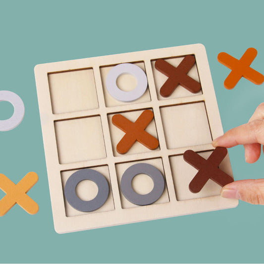 Wooden tic-tac-toe Toy Gift
