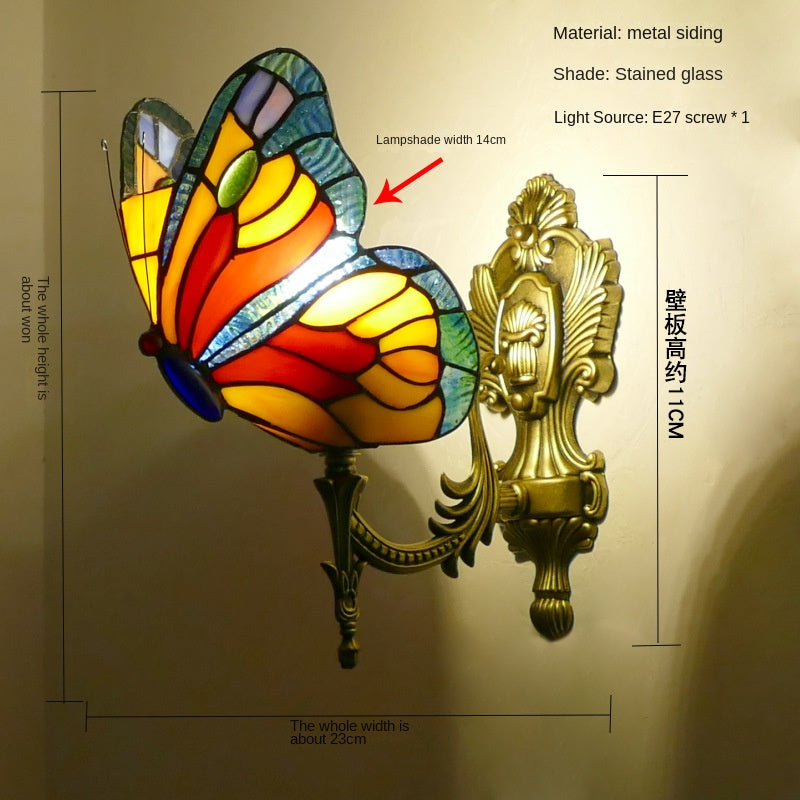 European and American Style Butterfly Corridor Wall Lamp