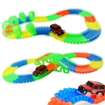 Glowing Race Track