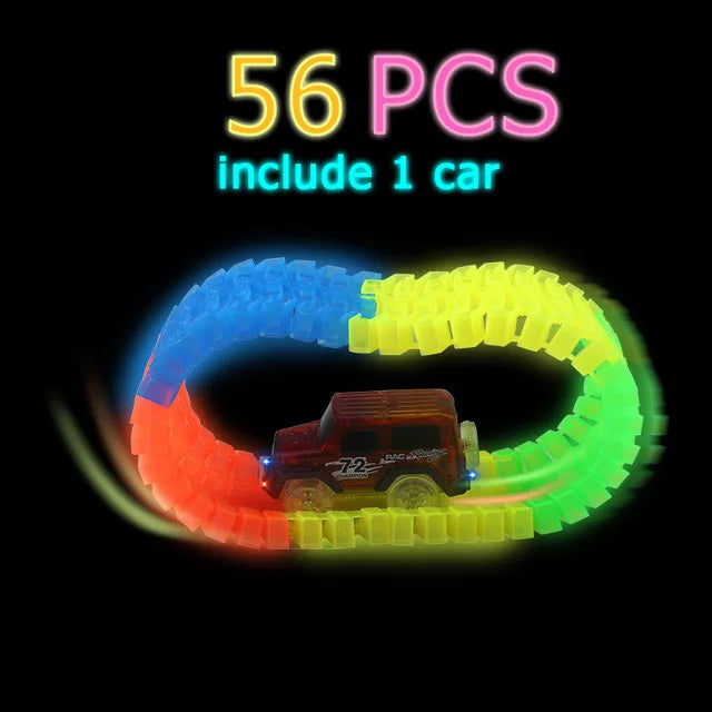 Glowing Race Track