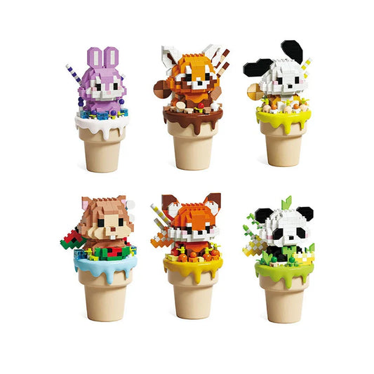 Kawaii Ice Cream Animals Building Blocks